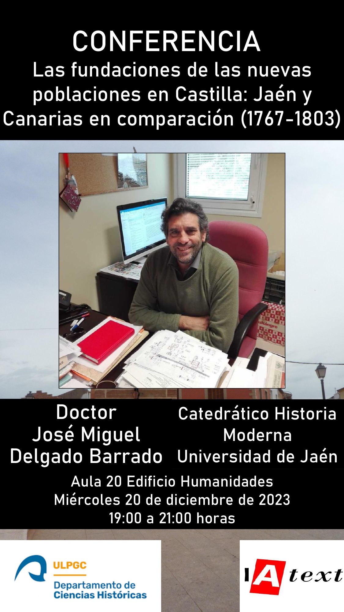 Lecture by Professor of Modern History, José Miguel Delgado Barrado ...